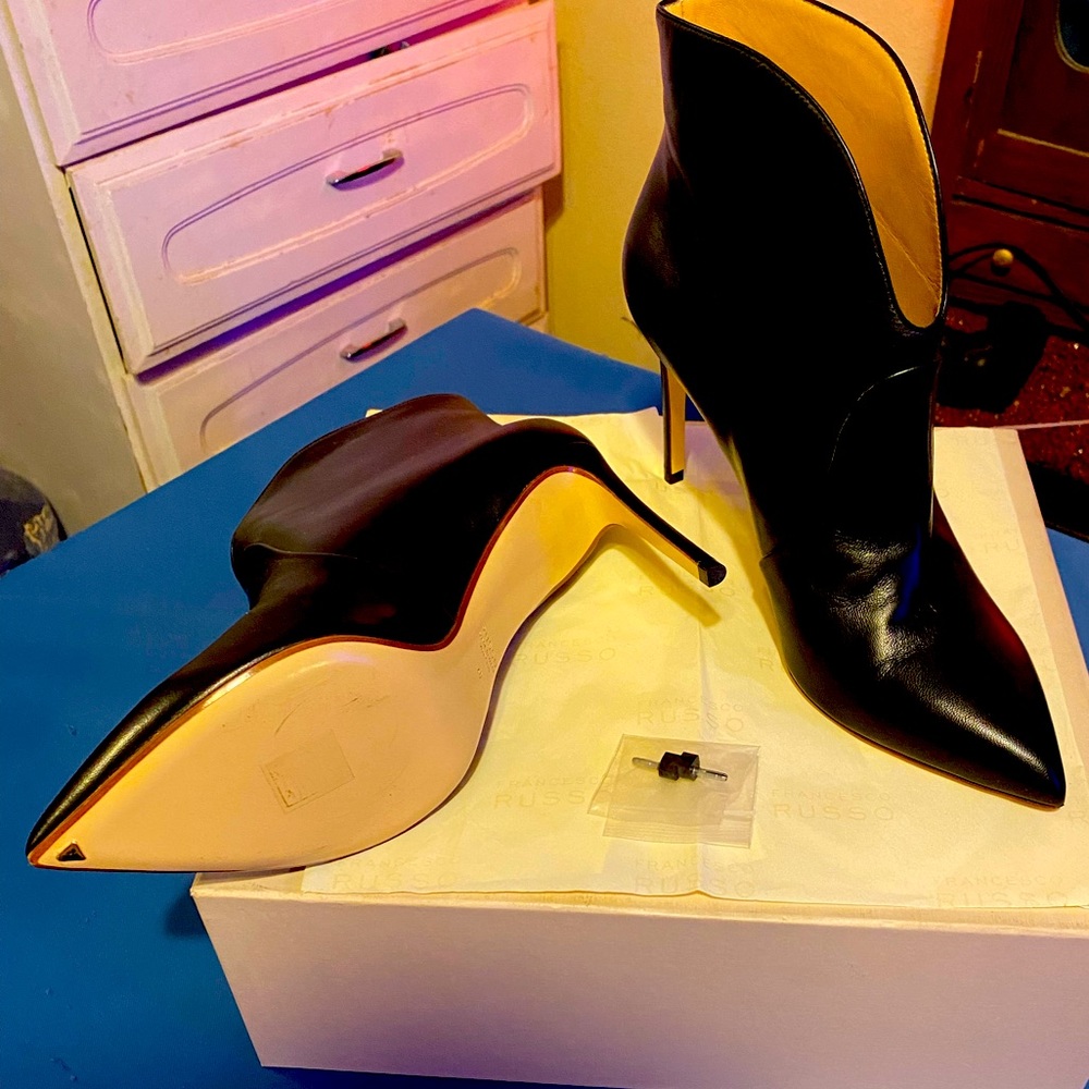 Russo leather high heels